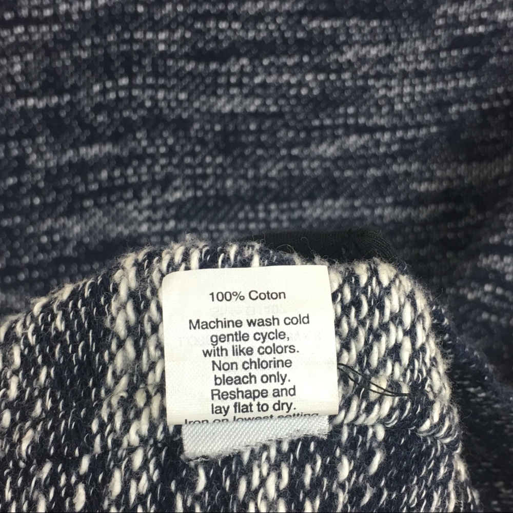 Madewell Blue Knit Short Sleeveless Sweater Dress - Picture 4 of 8